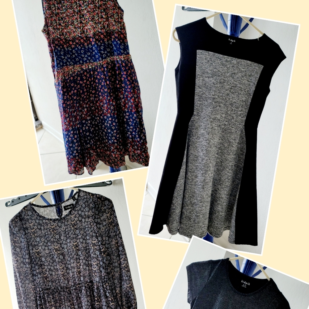 A lot of 4 dresses from Kidpik subscription box